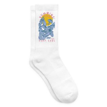 KOLIBRIS SIND SEHR COOLE KLEINE KERLE - Tennissocken - Weiß - Rechts