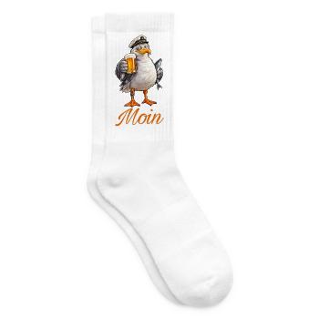 Möwe Moin - Tennissocken - Weiß - Rechts