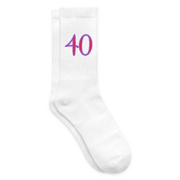 40 - Tennissocken - Weiß - Rechts