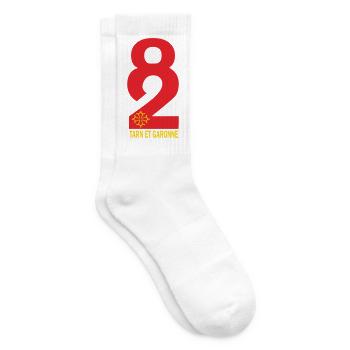 Tarn et Garonne - Tennis socks - white - Right