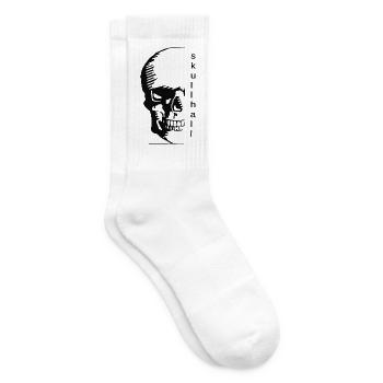 skullhall half Transp - Tennissocken - Weiß - Rechts