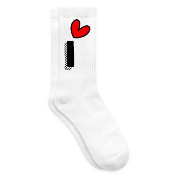 1. 1 Jahr. 1. JAHRESTAG. 1-JÄHRIGES JUBILÄUM - Tennissocken - Weiß - Rechts