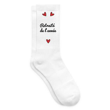 RETREAT DES JAHRES - Tennissocken - Weiß - Rechts