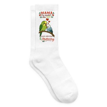 5. Muttertag - Tennissocken - Weiß - Rechts