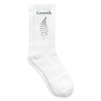 Growth Farn - Tennissocken - Weiß - Rechts