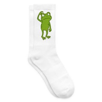 Frosch verwirrt  - Tennissocken - Weiß - Rechts