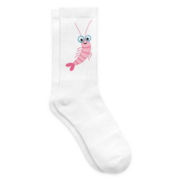 Garnele - Tennissocken - Weiß - Rechts