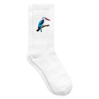Woodland_Kingfisher - Tennissocken - Weiß - Rechts