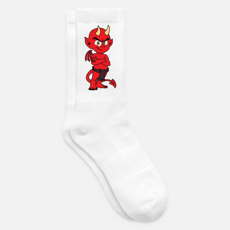 Petit diable - Chaussettes de tennis - blanc