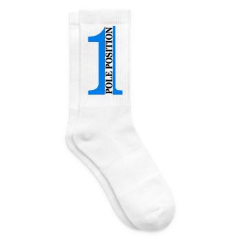 Pole position - Tennis socks - white - Right