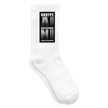 Unhype AI Rediscover NI - Tennissocken - Weiß - Rechts
