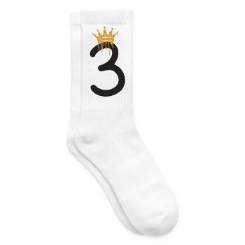 3 - Chaussettes de tennis - blanc - Droite