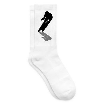 Rennrad - Tennissocken - Weiß - Rechts