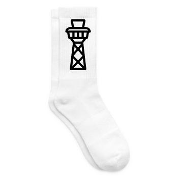 Control Tower - Tennis socks - white - Right