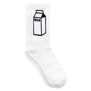 Milch - Tennissocken - Weiß - Rechts
