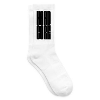 Hardcore - Tennis socks - white - Right