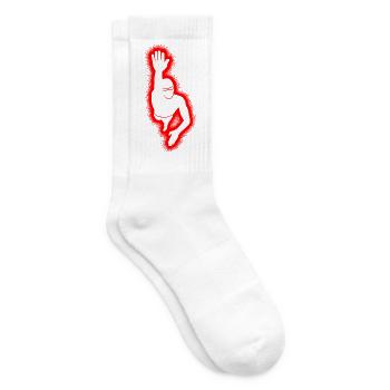 Schwimmer Schwimmen Herren Jungen Kinder Schwimm - Tennissocken - Weiß - Rechts