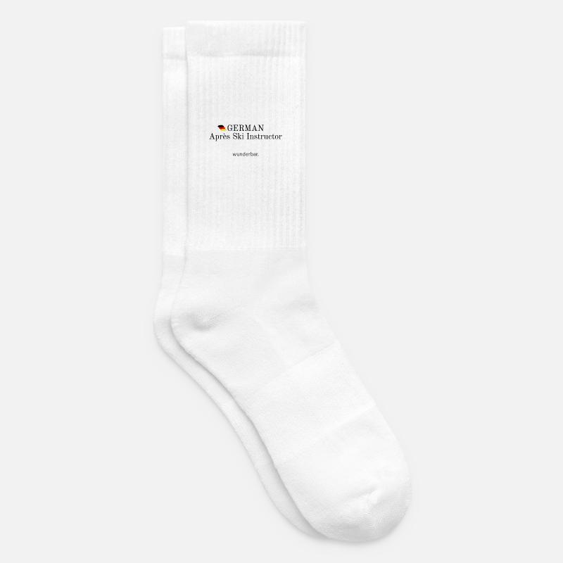 German Apres Ski Instructor - Tennissocken - Weiß
