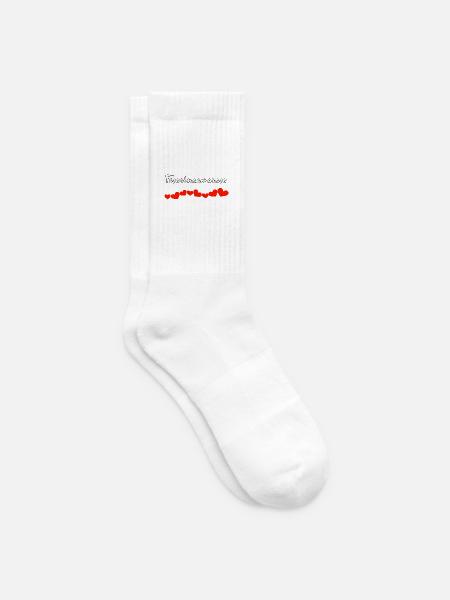 LIEBESTEMPERAMENT - Tennissocken - Weiß