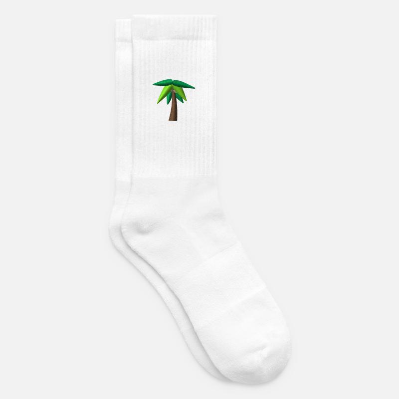 Palm - Tennissocken - Weiß
