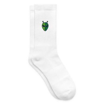 Twofaced alien - Tennissocken - Weiß - Rechts