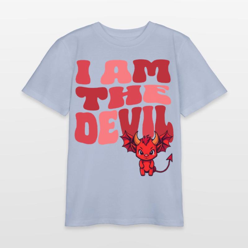 Devil Little Devil Devil Devil Woman Devil Guy Teens Organic T-shirt by Stanley/Stella