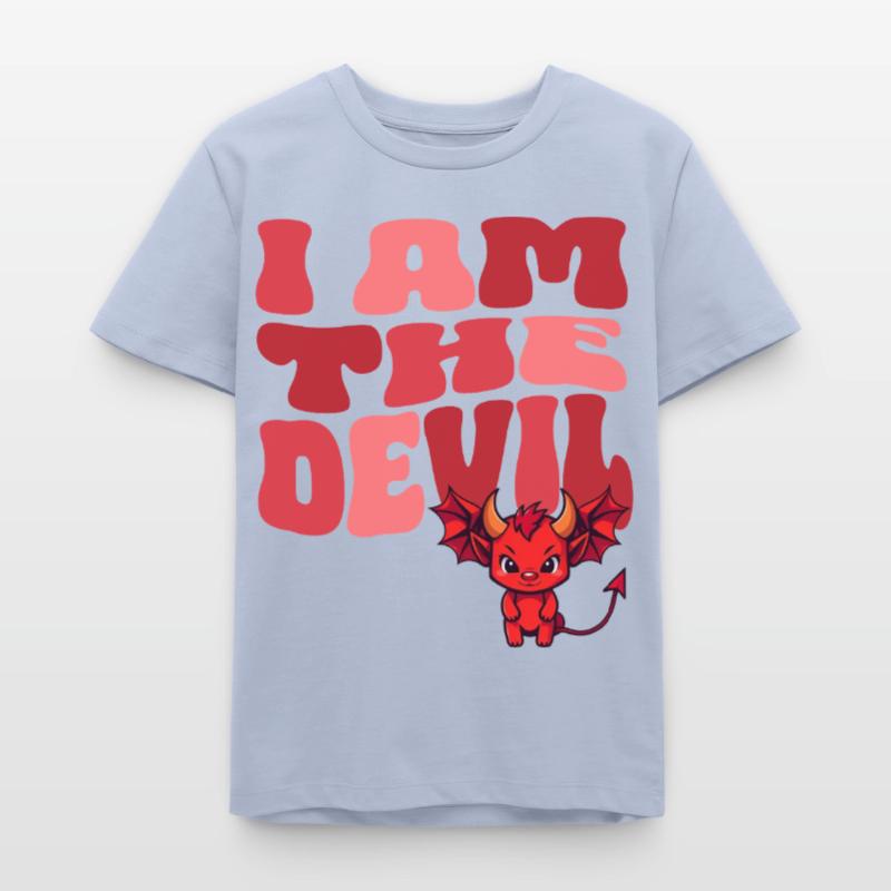 Devil Little Devil Devil Devil Woman Devil Guy Teens Organic T-shirt by Stanley/Stella