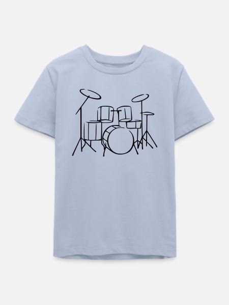 schlagzeug - Teenager Organic T-Shirt Mini Creator von Stanley/Stella - Lavendel-Violett