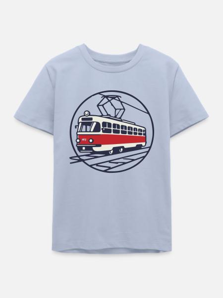 Alte Straßenbahn - Teenager Organic T-Shirt Mini Creator von Stanley/Stella - Lavendel-Violett