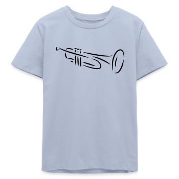 Trumpet - Teenager Organic T-Shirt Mini Creator von Stanley/Stella - Lavendel-Violett - Vorne