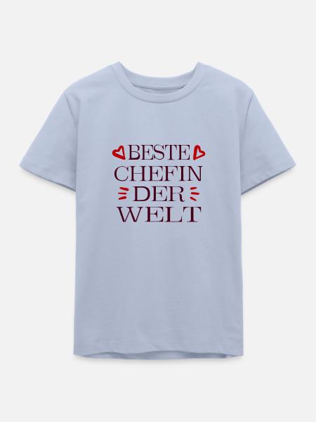 Beste chefin der welt - Teenager Organic T-Shirt Mini Creator von Stanley/Stella - Lavendel-Violett