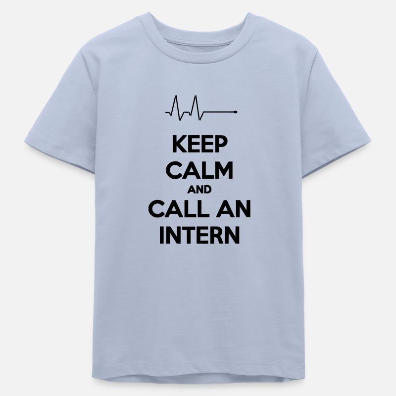 Keep Calm And Call An Intern - T-shirt ado bio Stanley/Stella - lavande-violet