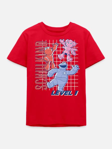 Mecha Builders Team Skolebarn Niveau 1 - Stanley/Stella junior t-shirt økologisk - rød