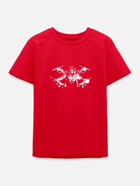 Drohne cool - Teenager Organic T-Shirt Mini Creator von Stanley/Stella - Rot