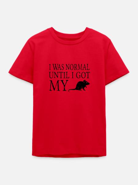 Ratte Haustier - Teenager Organic T-Shirt Mini Creator von Stanley/Stella - Rot