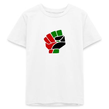 Palestina - Teenager Organic T-Shirt Mini Creator von Stanley/Stella - Weiß - Vorne