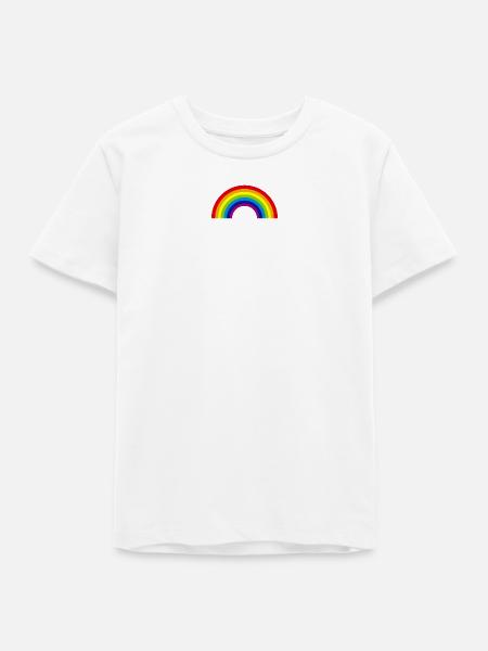 regenbogen - Teenager Organic T-Shirt Mini Creator von Stanley/Stella - Weiß