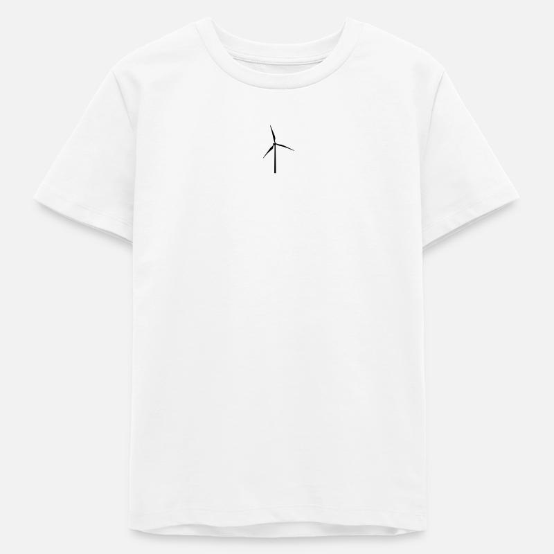 Moulin à vent - T-shirt ado bio Stanley/Stella - blanc