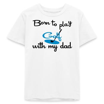 golf - T-shirt ado bio Stanley/Stella - blanc - Devant