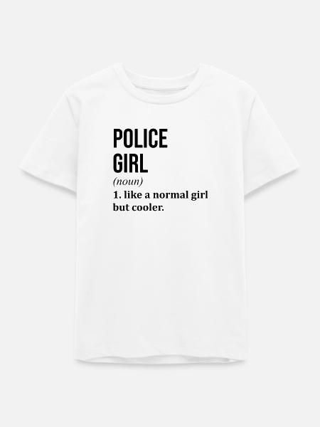 Polizei Polizei Polizei - Teenager Organic T-Shirt Mini Creator von Stanley/Stella - Weiß