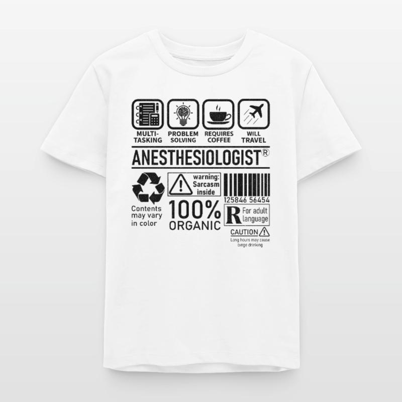 Anesthesiologist multi tasking problem solving Teens Organic T-shirt by Stanley/Stella