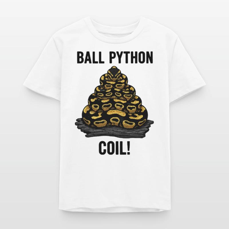 Python Royal Ball Python Coil Reptile Pyramide T-shirt ado bio Stanley/Stella