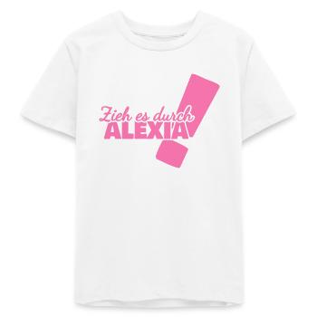Vorname Alexia - Teenager Organic T-Shirt Mini Creator von Stanley/Stella - Weiß - Vorne