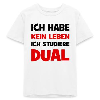 Duales Studium - Teenager Organic T-Shirt Mini Creator von Stanley/Stella - Weiß - Vorne