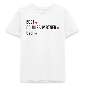 Doppel Partner - Teenager Organic T-Shirt Mini Creator von Stanley/Stella - Weiß - Vorne