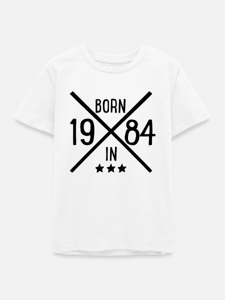 1984 - Teenager Organic T-Shirt Mini Creator von Stanley/Stella - Weiß