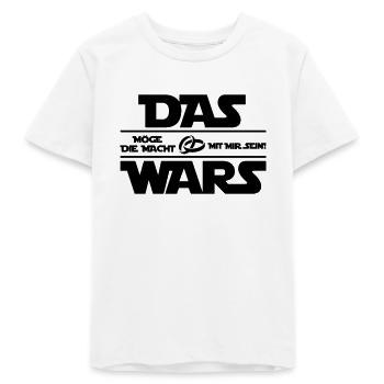 das_wars_01 - Teenager Organic T-Shirt Mini Creator von Stanley/Stella - Weiß - Vorne