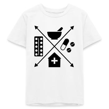 Pharmacy - Teens Organic T-shirt by Stanley/Stella - white - Front