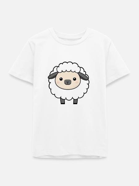 Schäfchen - Teenager Organic T-Shirt Mini Creator von Stanley/Stella - Weiß