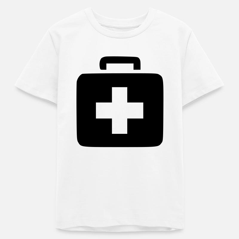 Malette de médecin - T-shirt ado bio Stanley/Stella - blanc